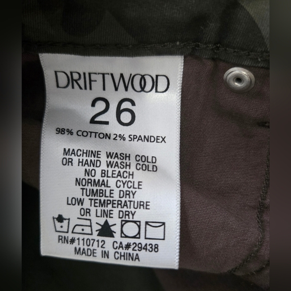 Driftwood Camo Embroidred Jeans - Picture 6 of 8
